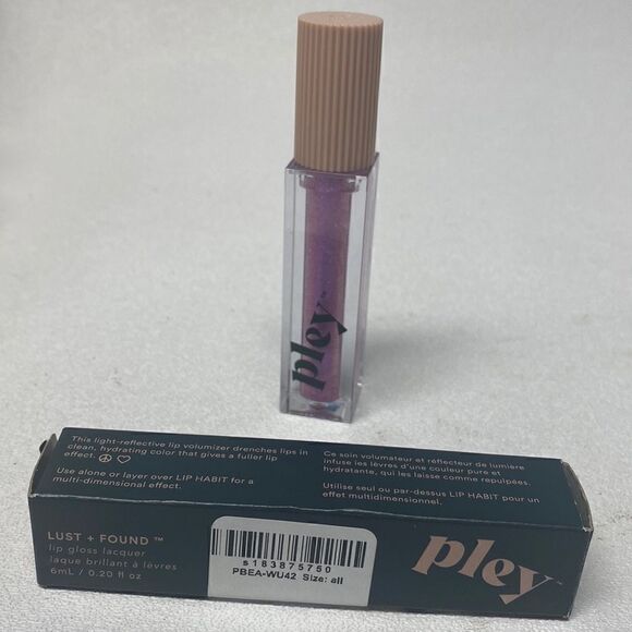 Pley Lust & Found Lip Gloss Lacquer .20 oz Carmen NIB - Picture 1 of 2
